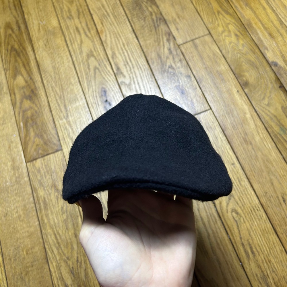 Apt 9 Mens Black‎ Wool Blend Flat Cap Ivy Driving Hat Size L/XL